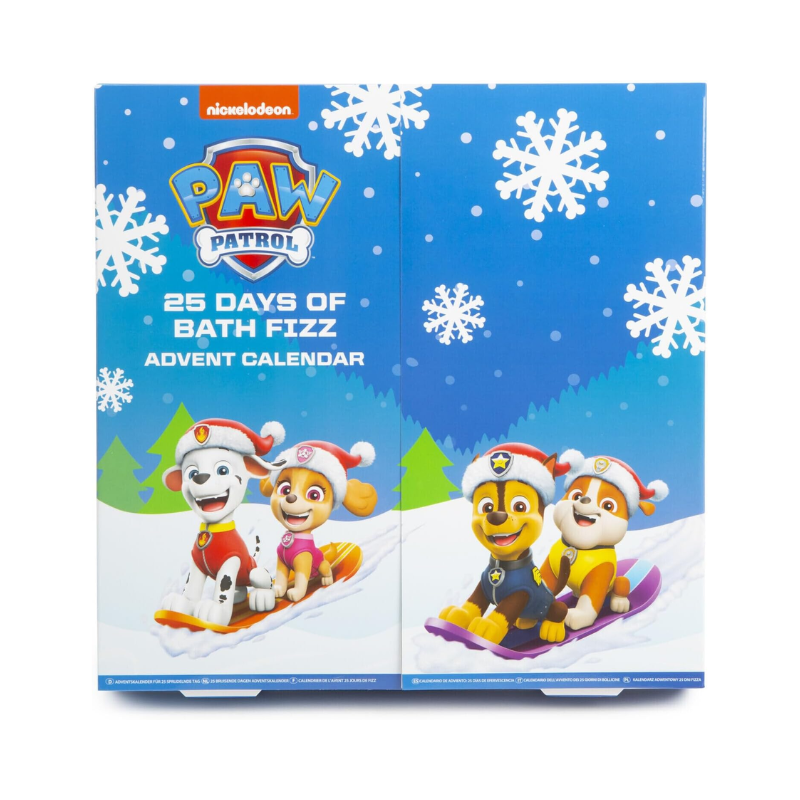 Paw Patrol 25 Days Of Bath Fizz Advent Calendar
