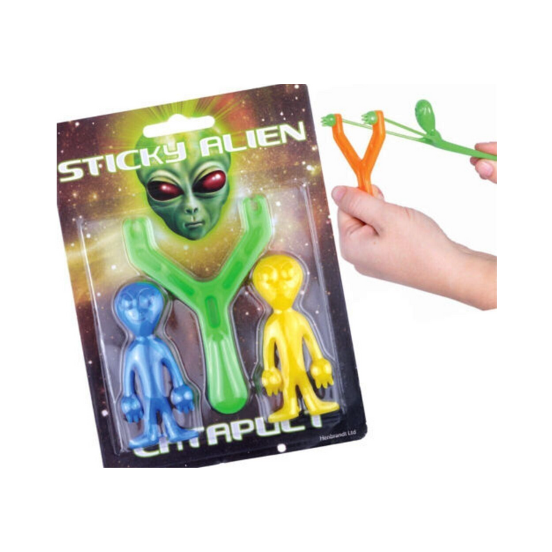 2 x Sticky Aliens Catapult Game