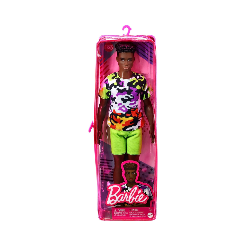 Mattel Barbie Fashionista Ken Doll - Black Curly Hair
