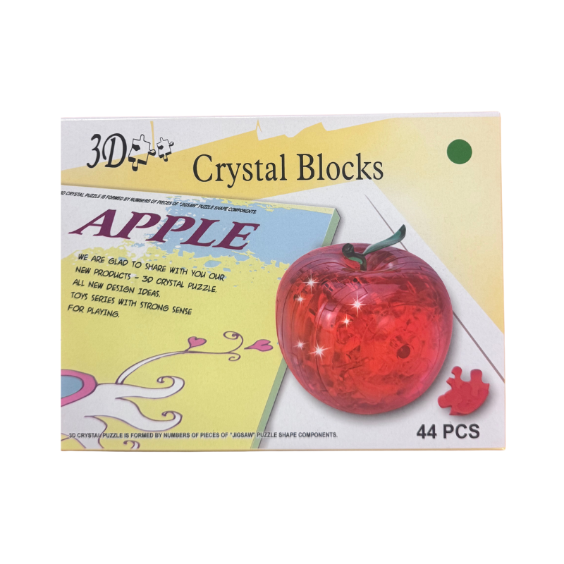 3D Apple Crystal Puzzle