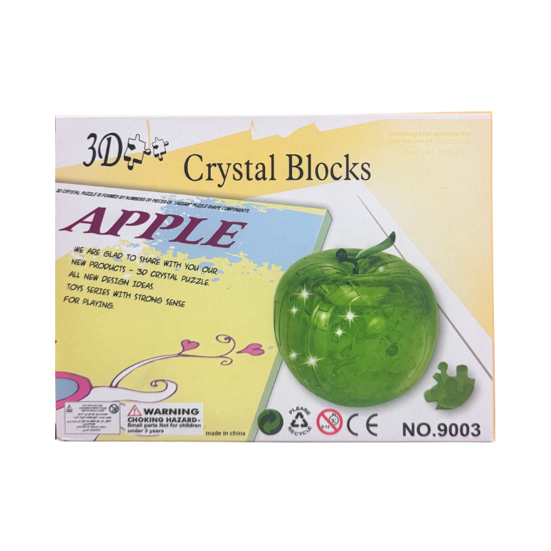 3D Apple Crystal Puzzle