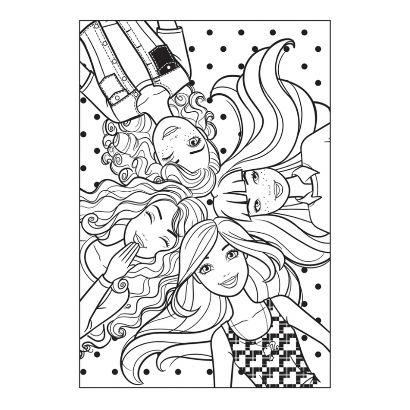 Mattel Barbie Colouring Book