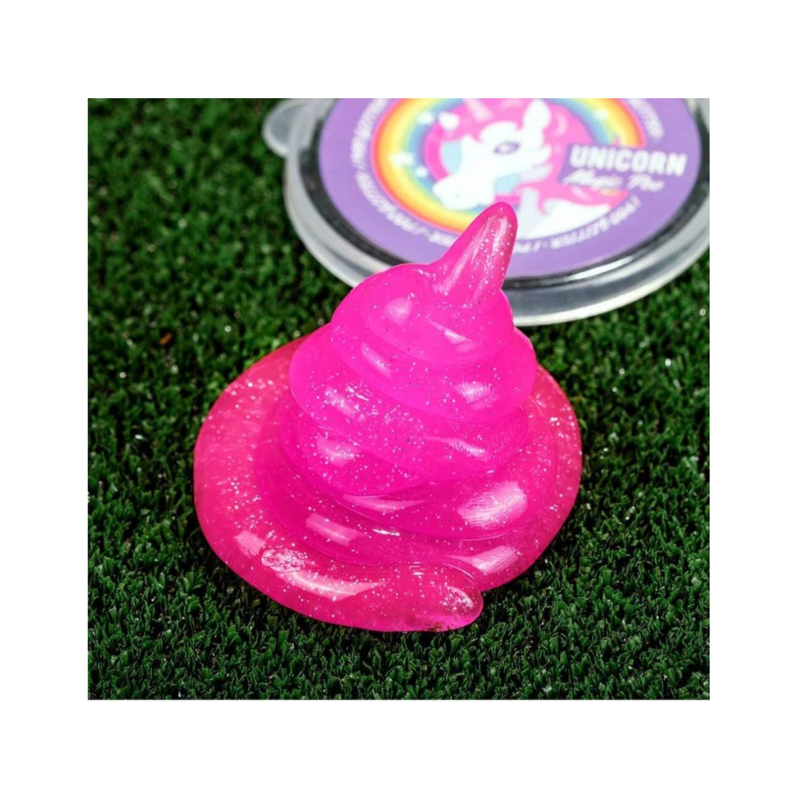Pink Unicorn Poo Glitter Bouncing Putty
