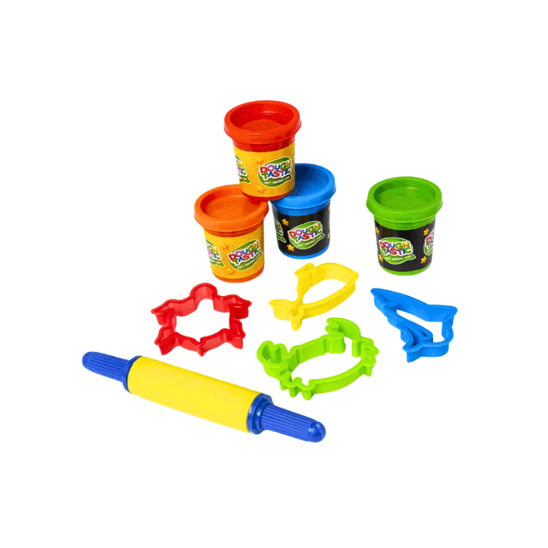 Dough Tastic Glow In The Dark Sealife Set