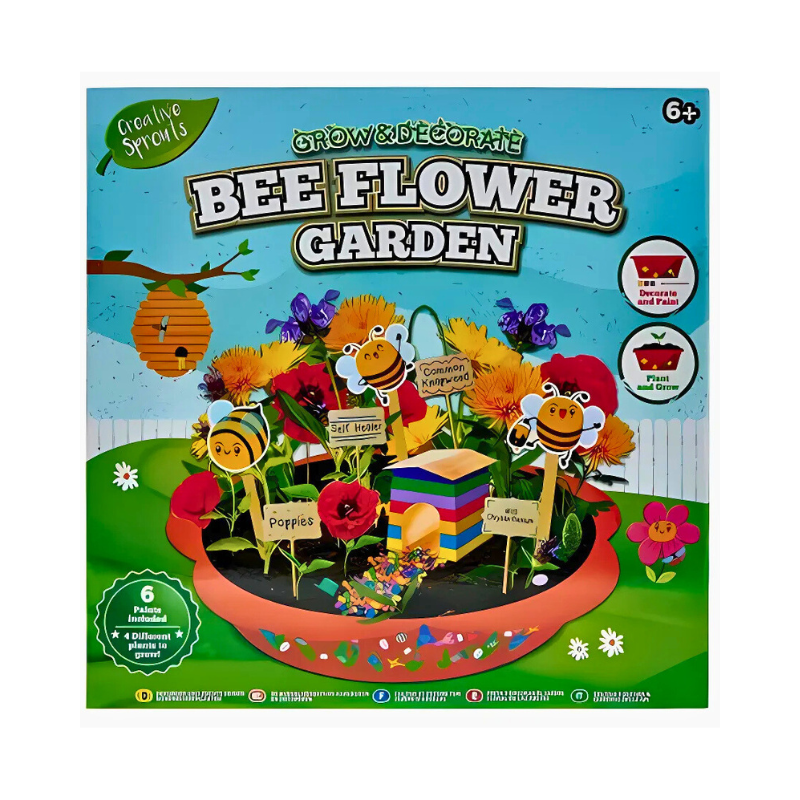 Grow & Decorate Your Own Bee Flower Garden