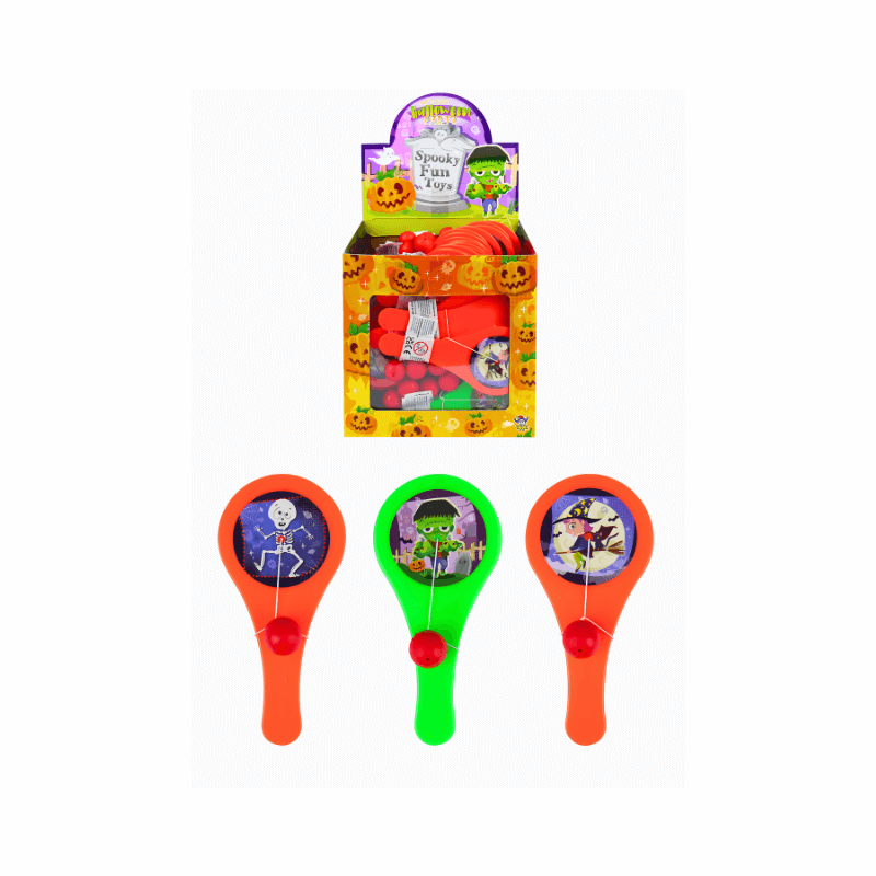 Halloween Mini Paddle Bat & Ball
