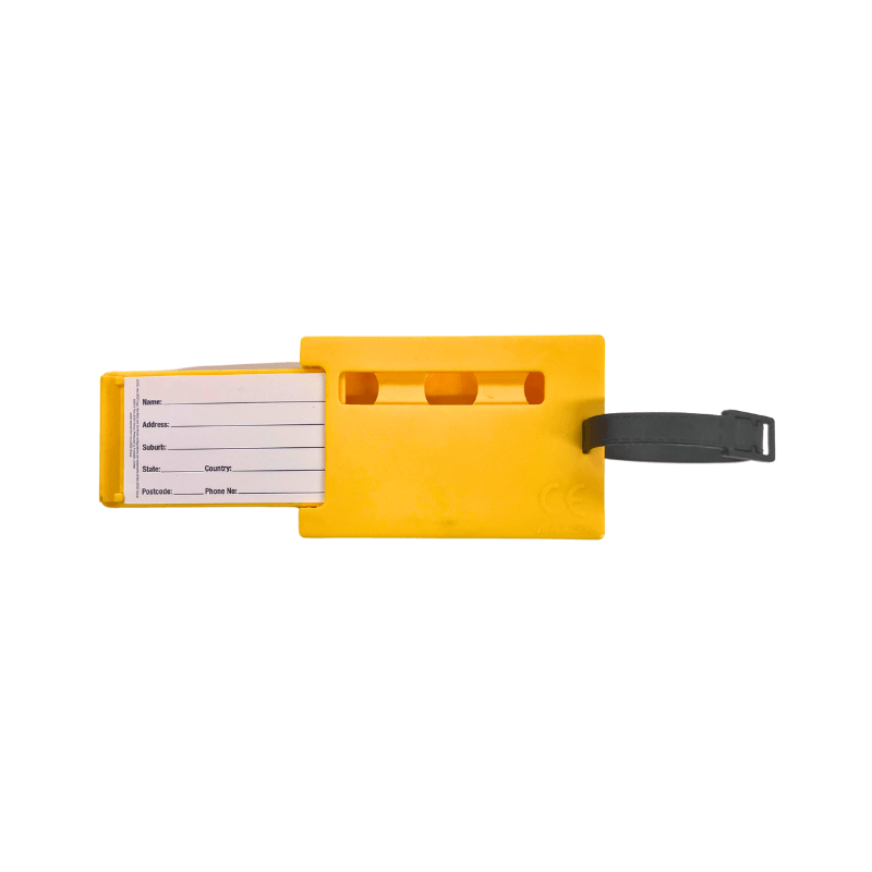 LEGO Brick Luggage Tag - Yellow