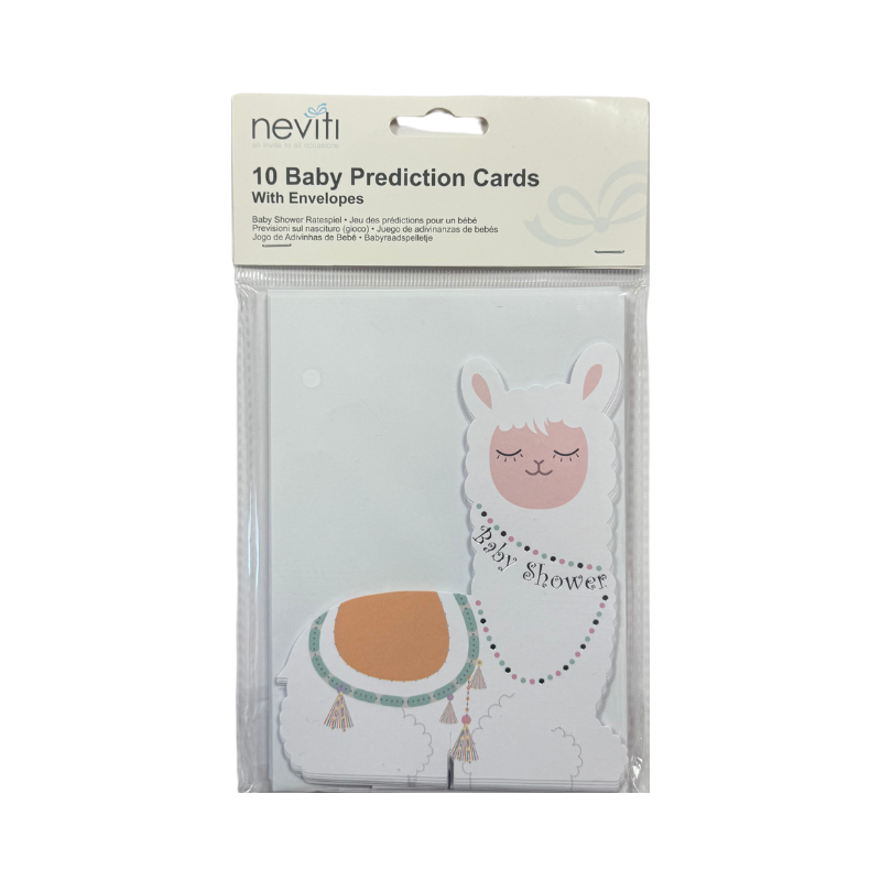 Llama Baby Prediction Cards - 10 pack