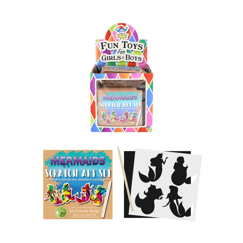 Mini Eco-Friendly Mermaid Scratch Art Set
