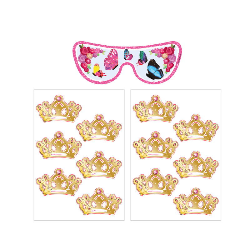 Stick The Crown On The Princess Party Game