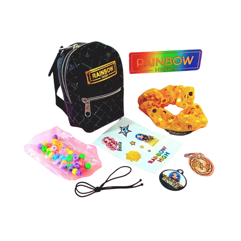 Rainbow High Mini Black Accessory Backpack