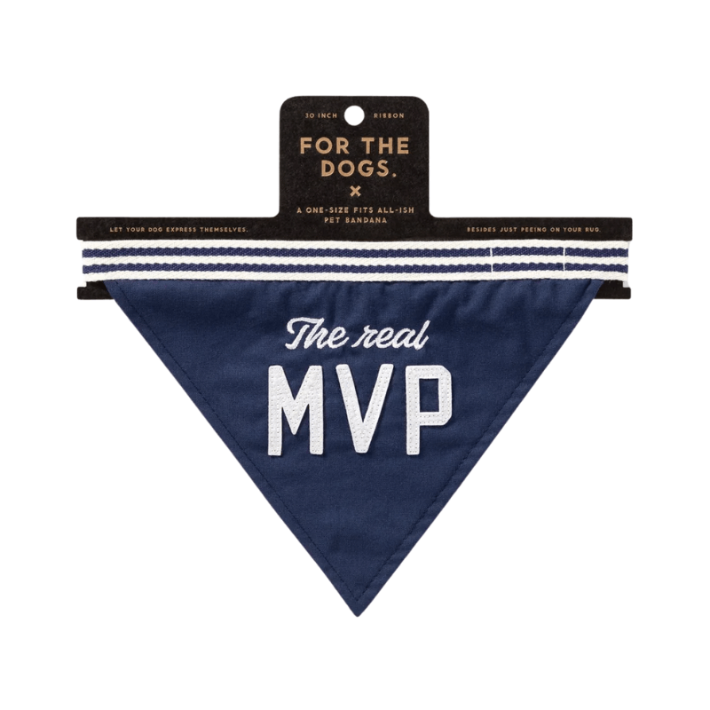 The Real MVP Dog Bandana