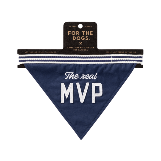 The Real MVP Dog Bandana