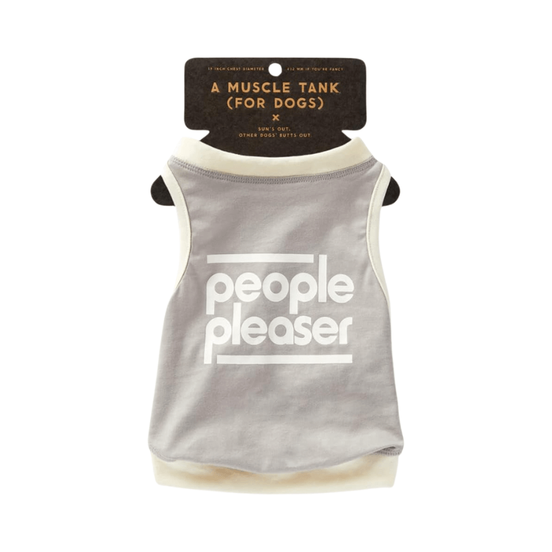 People Pleaser Dog Tank - M