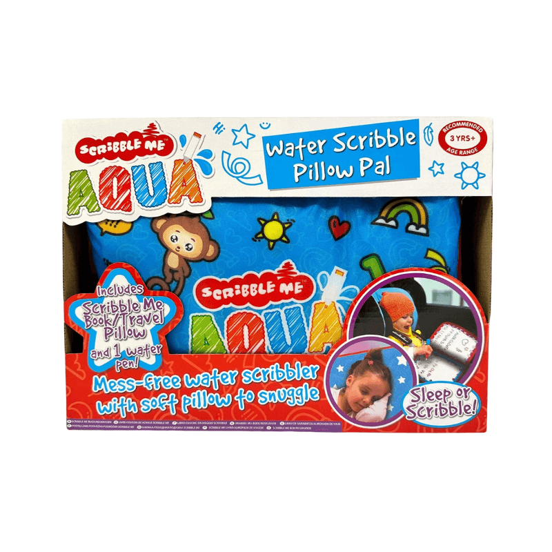 Scribble Me Aqua Pal Travel Neck Pillow Sleep