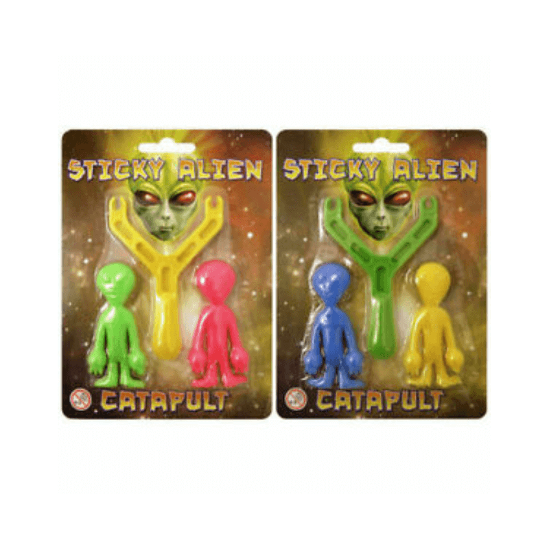 2 x Sticky Aliens Catapult Game