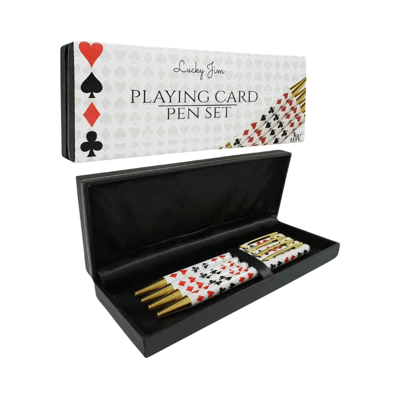 Lucky Jim Set of Four Bridge Scoring Game Playing Card Pens