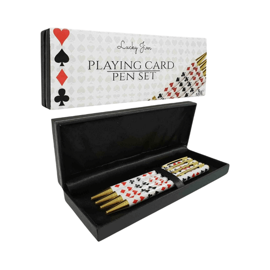 Lucky Jim Set of Four Bridge Scoring Game Playing Card Pens