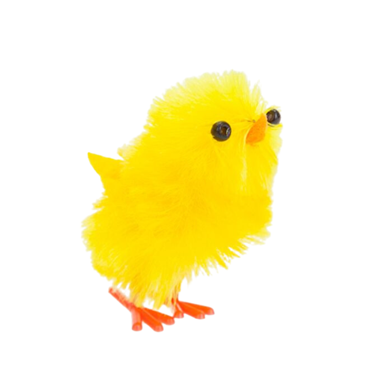 6 Easter Chenille Chicks