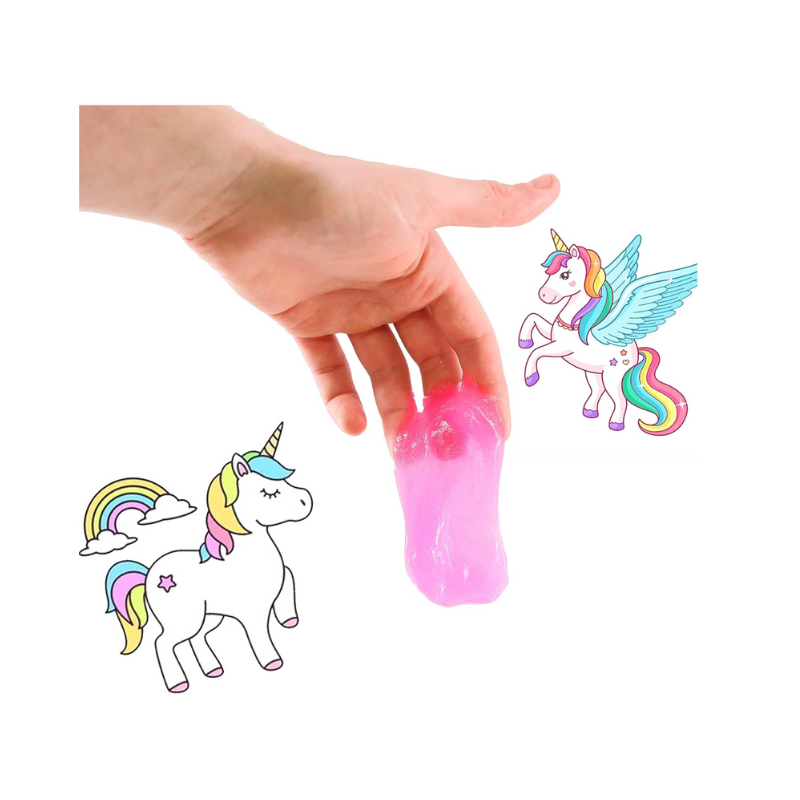 Pink Unicorn Poo Glitter Bouncing Putty