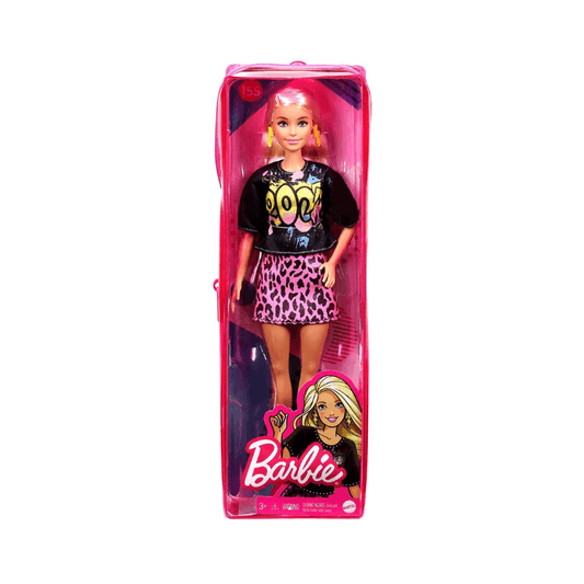 Barbie Fashionista Blonde Hair Rocker Dress