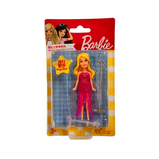 Barbie Mini Make Believe Doll -  Princess Pink Hair