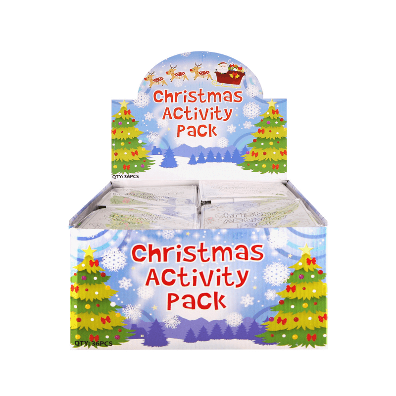 Children's Christmas Activity Pack With Pencils