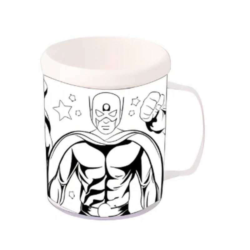 Superhero Colouring Mug