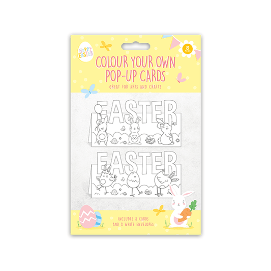 Easter Colour Your Own Cards 8 Pack