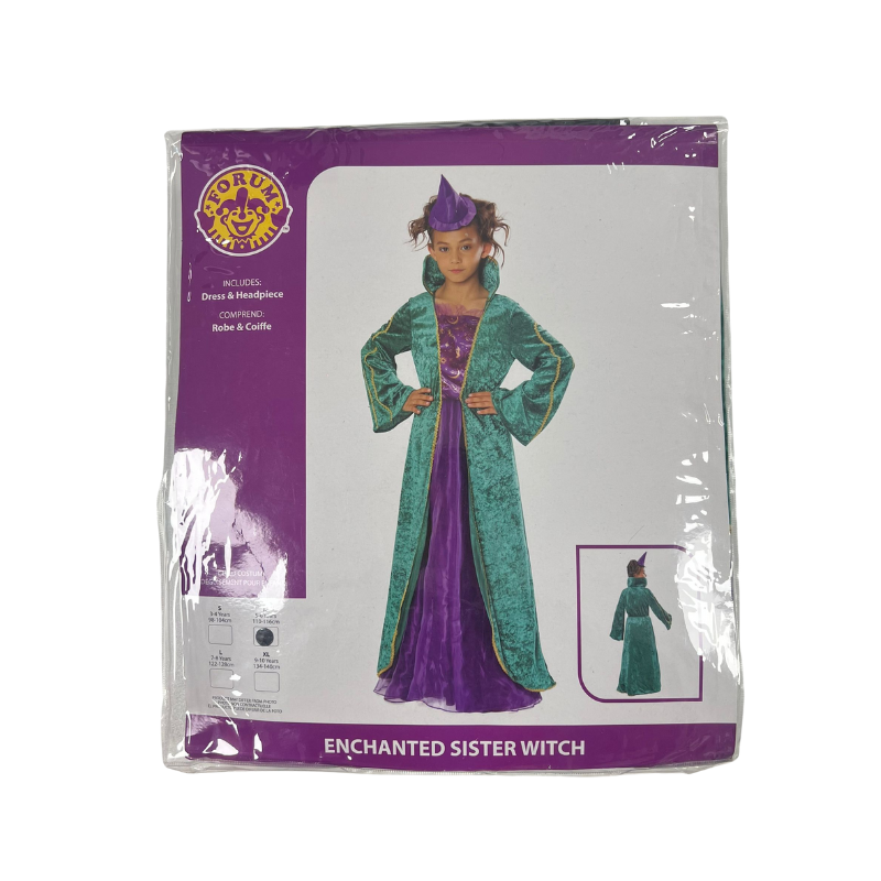 Enchanted Sister Witch Large 7 - 8 Yrs