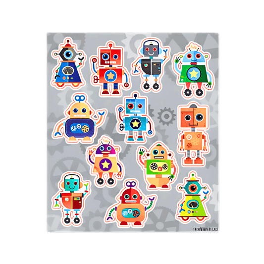 Fun Robots Stickers