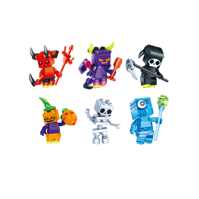 Glow in the Dark Halloween Block Kits