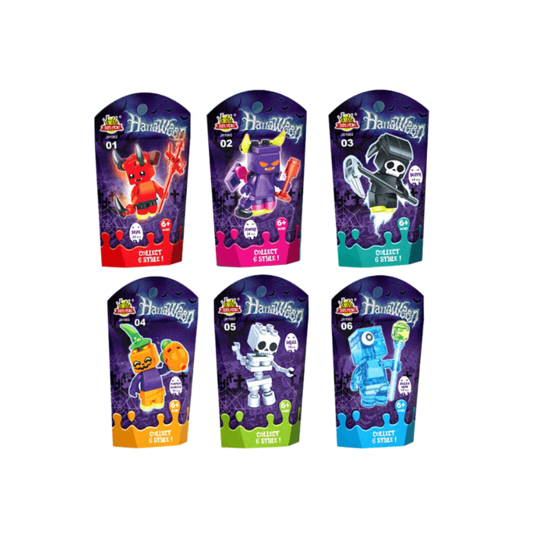 Glow in the Dark Halloween Block Kits