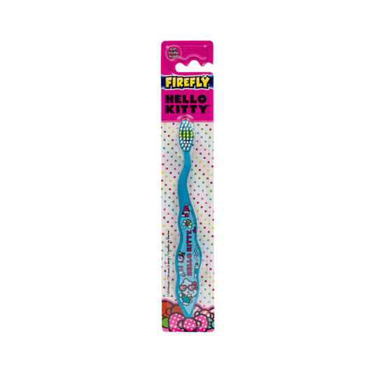Hello Kitty Firefly Soft Bristle Blue Toothbrush