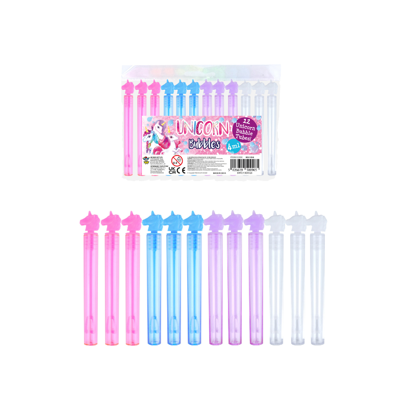 Unicorn Bubble Party Tubes