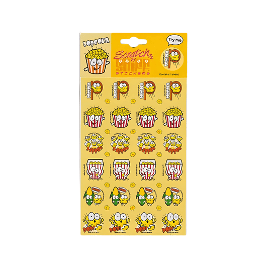 Popcorn Scratch & Sniff Sticker Sheet