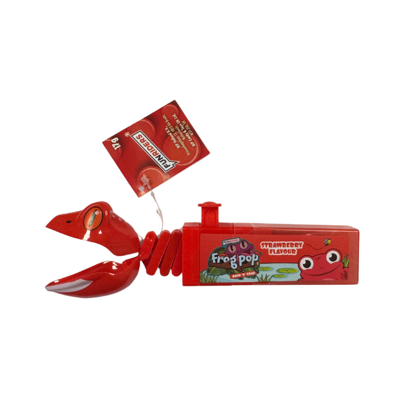 Push 'N' Grab Frog Pop - Strawberry