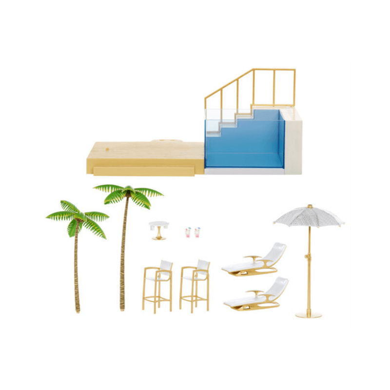 Rainbow High Colour Change Pool & Beach Club Playset