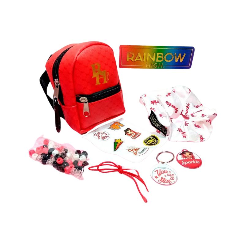 Rainbow High Red Mini Accessory Backpack