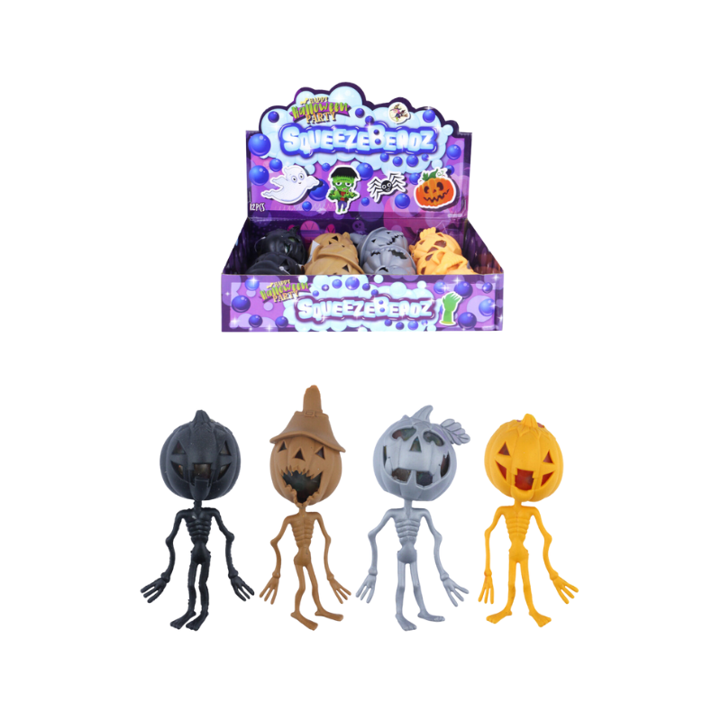 Squeeze Pumpkin Skeleton