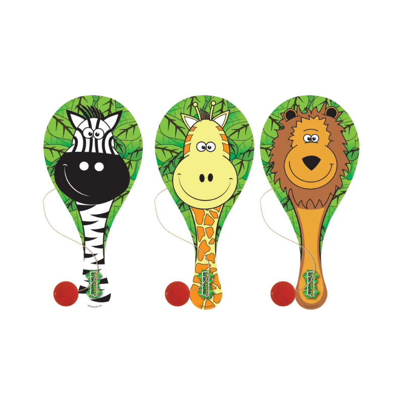 Jungle Paddle Bat & Ball