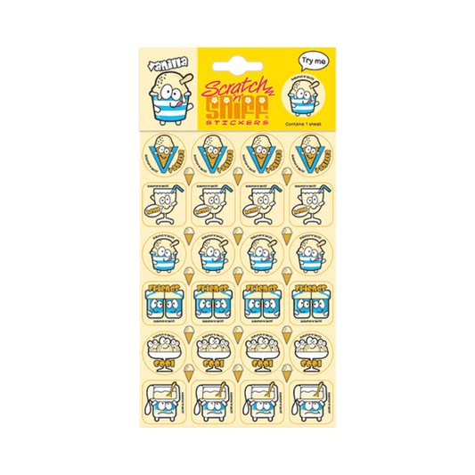 Vanilla Scratch & Sniff Sticker Sheet